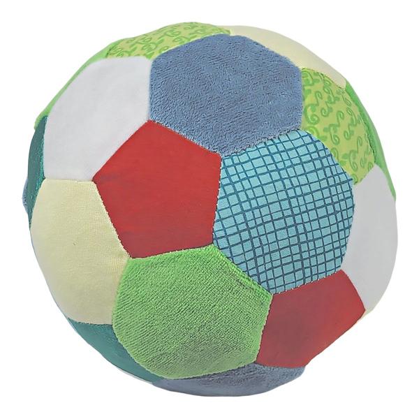 Imagem de Kit 3 Bola De Pelúcia Colorida Com Barulhinho 15Cm - Sortido