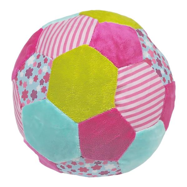 Imagem de Kit 3 Bola De Pelúcia Colorida Com Barulhinho 15Cm - Sortido