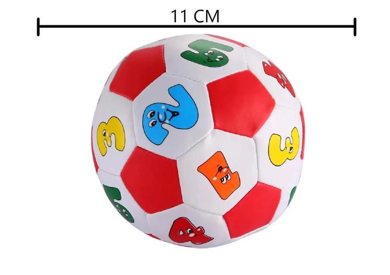 Imagem de Kit 3 Bolas Futebol Pedagógicas Bebê 11cm