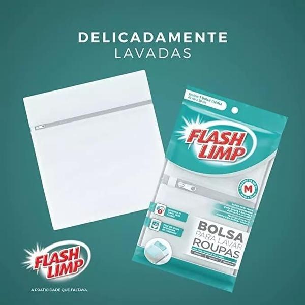 Imagem de Kit 3 Bolsas Para Lavar Roupas 9un Diversos Tamanhos