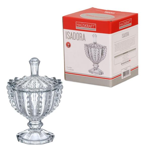 Kit 3 Bomboniere Potiche Baleiro Pote Vidro Porta Joias Decorativo Doces Decoração Redondo - Haüskraft Imagem de Kit 3 Bomboniere Potiche Baleiro Pote Vidro Porta Joias Decorativo Doces Decoração Redondo