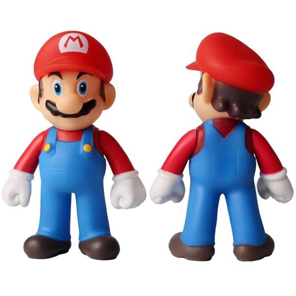 Imagem de Kit 3 Bonecos Super Mario Luigi Yoshi Acabamento Perfeito