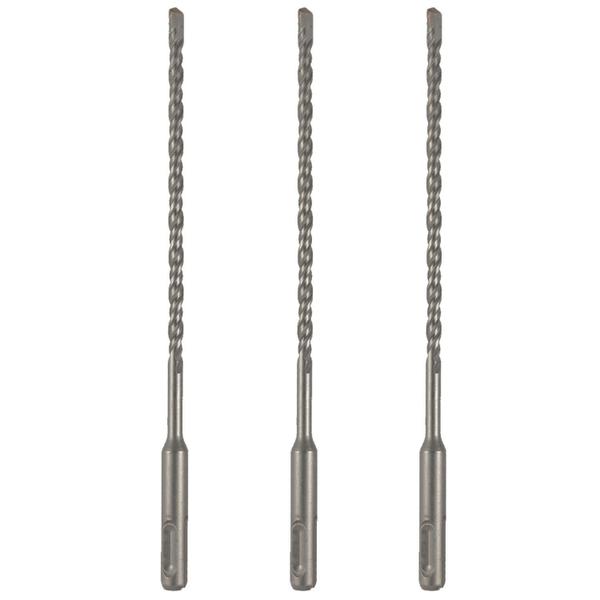 Imagem de Kit 3 Broca Sds 6Mm X 210Mm Concreto Martelete Profissional