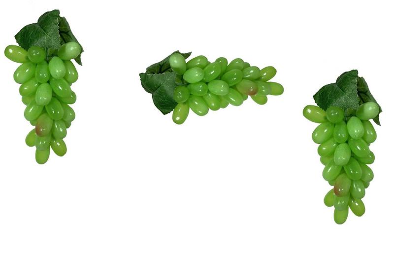 Kit 3 cachos de uvas artificiais, 17 cm/decoração/arranjos/parreira/videira - NOVIDÁDIVAS Imagem de Kit 3 cachos de uvas artificiais, 17 cm/decoração/arranjos/parreira/videira