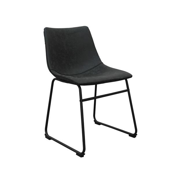 Imagem de Kit 3 Cadeiras Bruna Preta Poliuretano