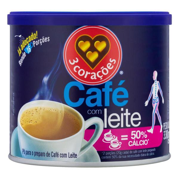 Imagem de Kit 3 Café Com Leite 3 Corações