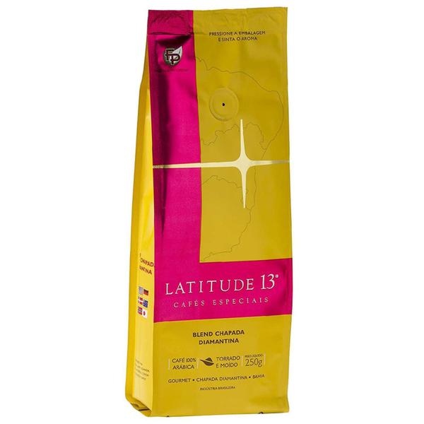 Imagem de Kit 3 Café Em Pó Latitude 13 Blend Chapada Diamantina 250G