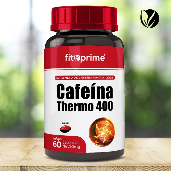 Imagem de Kit 3 Cafeína Thermo 400 Com 60 Cápsulas Fitoprime