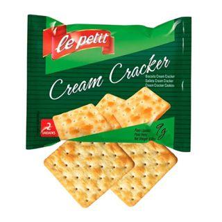 Imagem de Kit 3 Caixa De Biscoito Cream Cracker Le Petit Sachês De 9g 540 Un Para Hospitais Escritórios