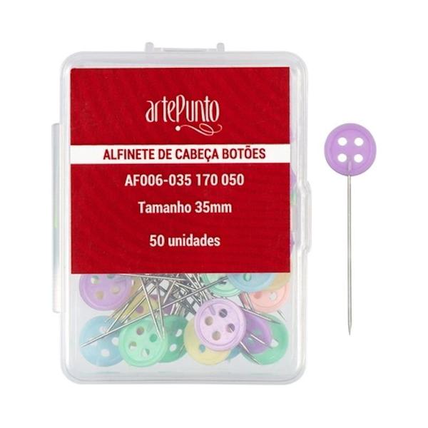 Imagem de Kit 3 Caixas Alfinete de Cabeça 35/42mm (50 unidades) - Artepunto