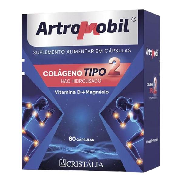 Imagem de Kit 3 caixas Artromobil 60 Capsulas Vitamina D + Magnesio + Colageno - cristalia