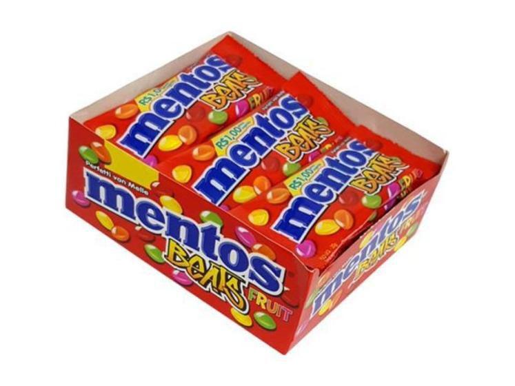 Kit 3 Caixas Bala Beats Fruit Mentos De 17g C/18 Unidades - Perfetti Imagem de Kit 3 Caixas Bala Beats Fruit Mentos De 17g C/18 Unidades