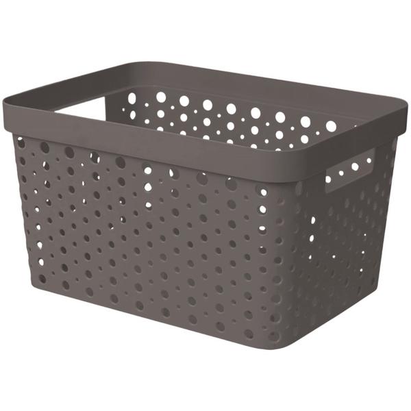 Imagem de Kit 3 Caixas Cesto Organizador Multiuso Rattan S/ Tampa 33 LITROS (46x34x24)