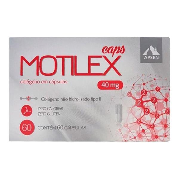 Imagem de Kit 3 Caixas Motilex Colágeno Tipo Ii 40Mg Com 60 Cápsulas