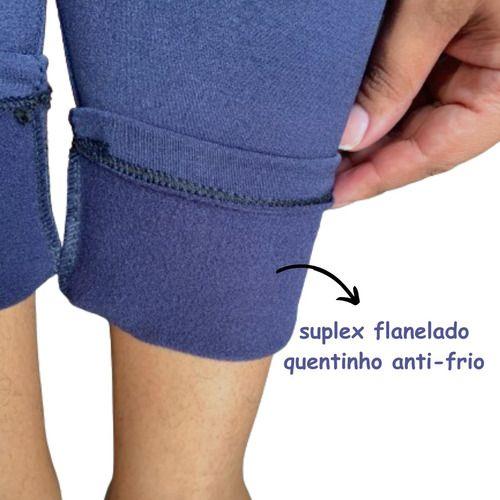 Imagem de Kit 3 Calça Frio Legging Fitness Flanelada Plus Size Térmica