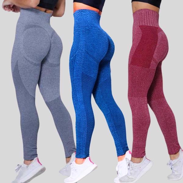 Imagem de Kit 3 Calça legging Academia Levanta Bumbum fitness