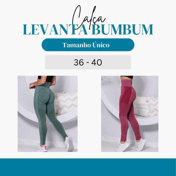 Kit 3 Calça legging Academia Levanta Bumbum fitness - Blanco Store Imagem de Kit 3 Calça legging Academia Levanta Bumbum fitness