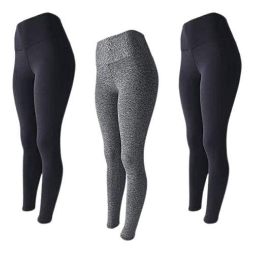 Kit 3 Calça Legging Grossa Dia A Dia Fitness Academia - Rivas Imagem de Kit 3 Calça Legging Grossa Dia A Dia Fitness Academia