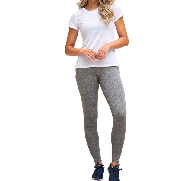 Imagem de Kit 3 Calças Legging Feminina Suplex Cintura Alta