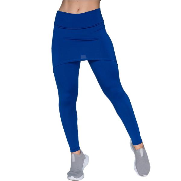 Imagem de Kit 3 Calças Legging Fitness Vekyo Modas Suplex Com Saia Tapa Bumbum Roupa de Academia Feminina