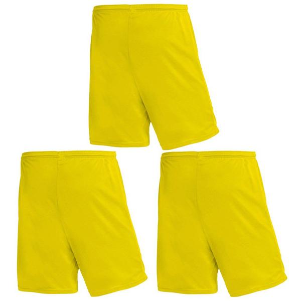 Imagem de Kit 3 Calções PMC Futebol Plus Size Masculino