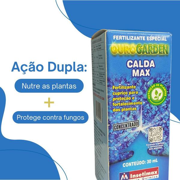 Imagem de Kit 3 Calda Bordalesa OuroGarden Insetimax - 30ml