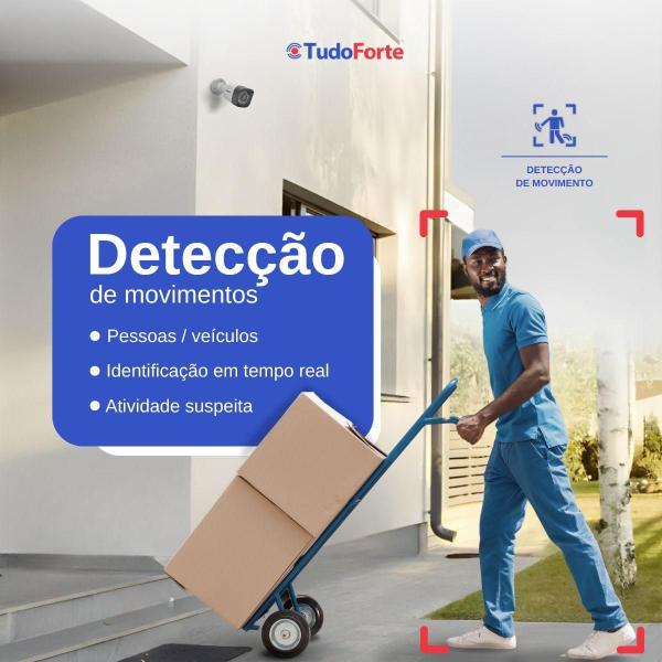 Imagem de Kit 3 Câmeras de Segurança Full HD 1080p 2MP Bullet 20 Metros Infravermelho Tudo Forte + Gravador Digital de vídeo Intelbras MHDX 1104-C + HD 1TB