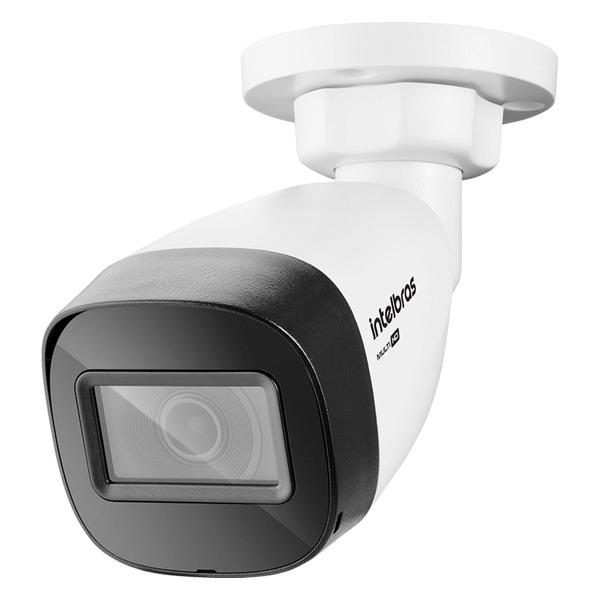 Imagem de Kit 3 Câmeras Intelbras VHD 1130 B HD 720p Bullet com Lente 2.8mm Visão Noturna 30m Resistente à Chuva IP67 + DVR Intelbras MHDX 1204 4 Canais