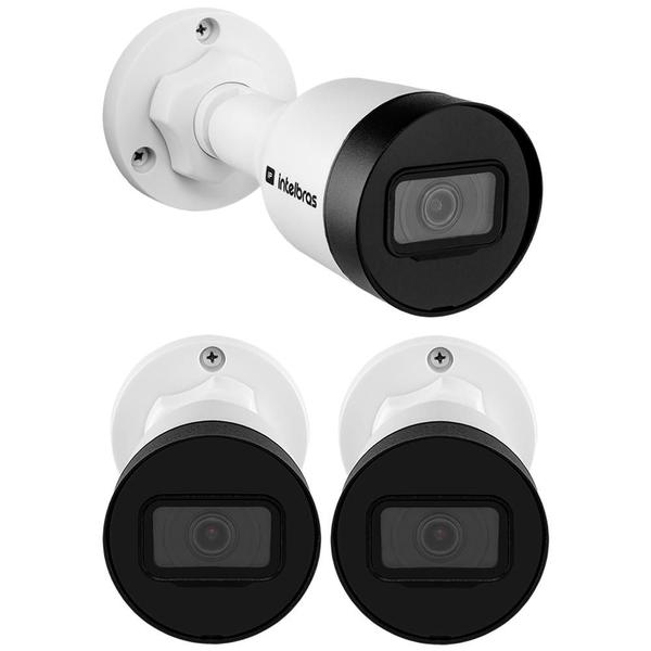 Imagem de Kit 3 Câmeras IP 4 Megapixels 3.6mm 30m PoE VIP 1430 B G2 Intelbras