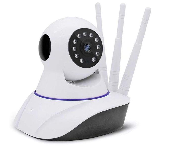 Imagem de Kit 3 Câmeras IP WiFi Robo 3 Antenas Visão Noturna Ap Yoosee