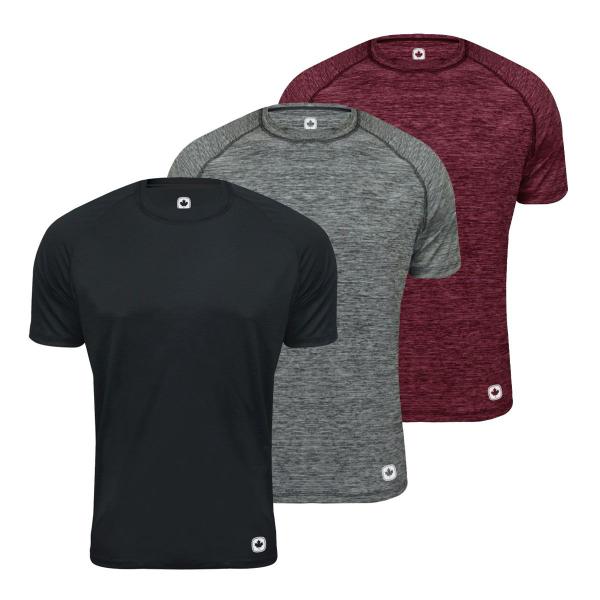 Imagem de Kit 3 Camisa Térmica Masculina DryFit Proteção Segunda Pele