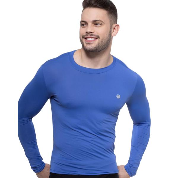 Imagem de Kit 3 Camisa Térmica Unissex Proteção Uv Segunda Pele Envio Imediato