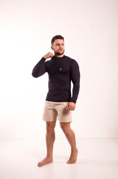 Imagem de Kit 3 Camisas Proteção Solar Uv 50 Segunda Pele Dry Fit Camiseta Térmica Masculina Tecido Gelado P M G GG XGG