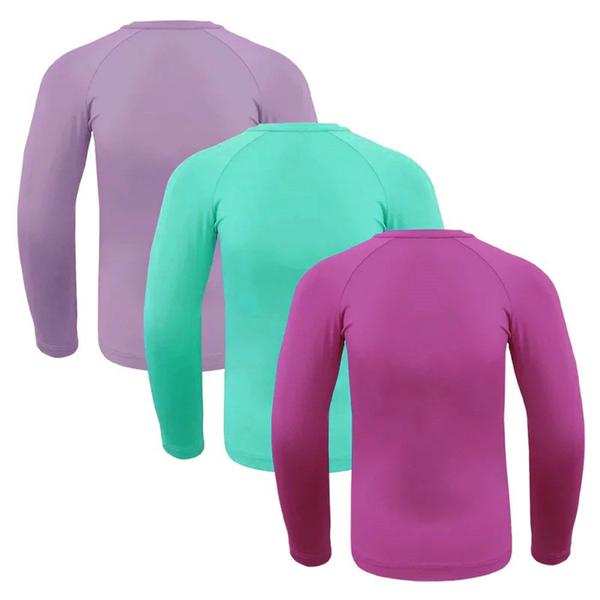 Imagem de Kit 3 Camisas Térmicas Selene Proteção UV50+ Infantil