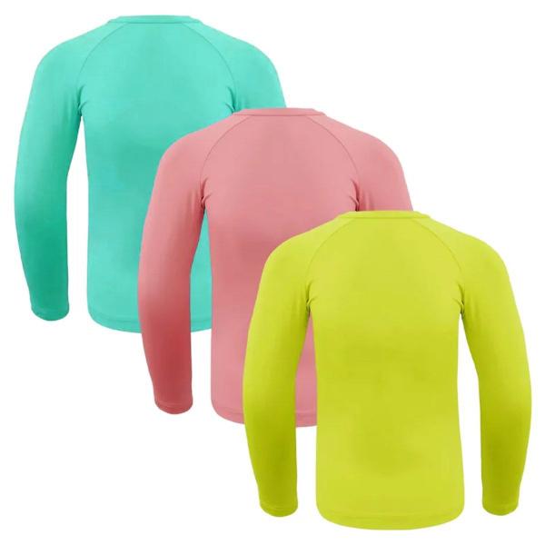 Imagem de Kit 3 Camisas Térmicas Selene Proteção UV50+ Infantil