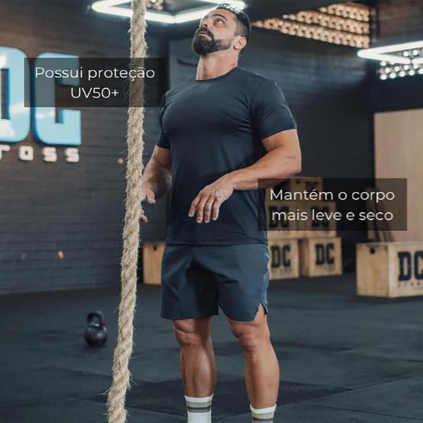 Imagem de Kit 3 Camiseta Dryfit Basic Térmica Proteção Solar Uv Treino