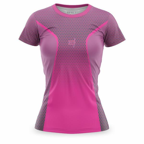 Imagem de Kit 3 Camiseta Feminina Estampada Fitness Blusa Academia Caminhada Treino Musculação Dry Fit