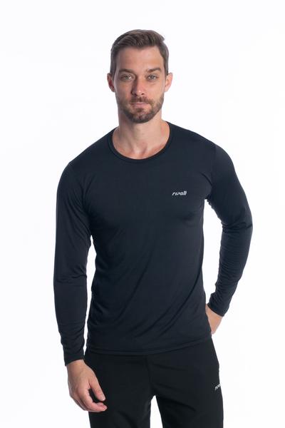 Imagem de KIT 3 Camiseta Masculina Manga Longa Proteção Solar Uv50+ Segunda Pele Malha Fria Premium Academia Esportes