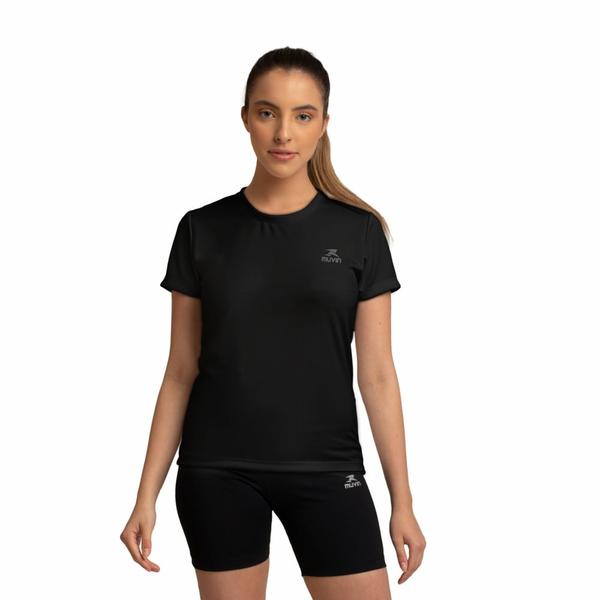 Imagem de Kit 3 Camisetas Dry Basic SS Muvin Feminina - Proteção Solar UV50 - Manga Curta - Treino, Corrida, Caminhada e Academia