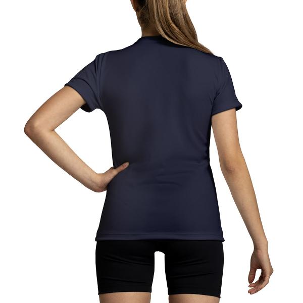 Imagem de Kit 3 Camisetas Dry Basic SS Muvin Feminina - Proteção Solar UV50 - Manga Curta - Treino, Corrida, Caminhada e Academia