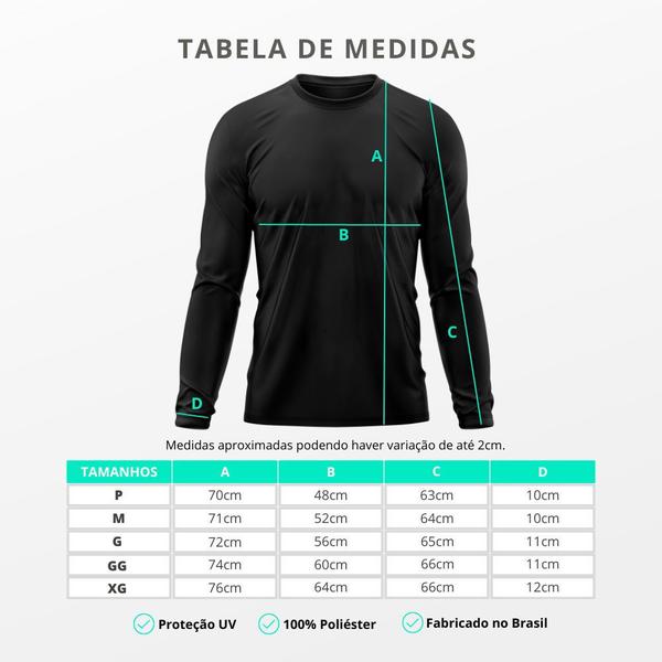 Imagem de Kit 3 Camisetas Masculina Proteção Solar UV Camisa Térmica Treino Praia Esporte Academia Tecido Dry Fit Gelado