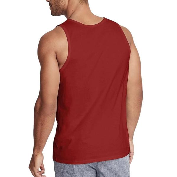 Imagem de Kit 3 Camisetas REGATAS Masculinas ALGODÃO Slim Fit Academia Fitness Corrida 668