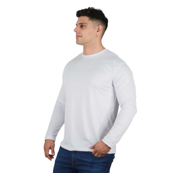 Imagem de Kit 3 Camisetas Térmica Masculina Segunda Pele Proteção UV50