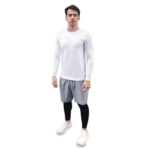 Imagem de Kit 3 Camisetas Térmicas Masculina Segunda Pele Camisa Uv50+