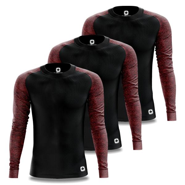 Imagem de Kit 3 Camisetas Térmicas Masculina Segunda Pele Uv50+