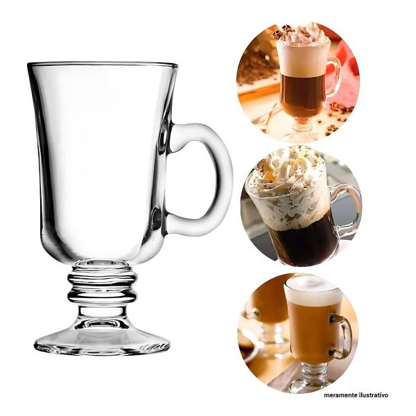 Imagem de Kit 3 Caneca Taça Xícara Café Cappuccino 230ml