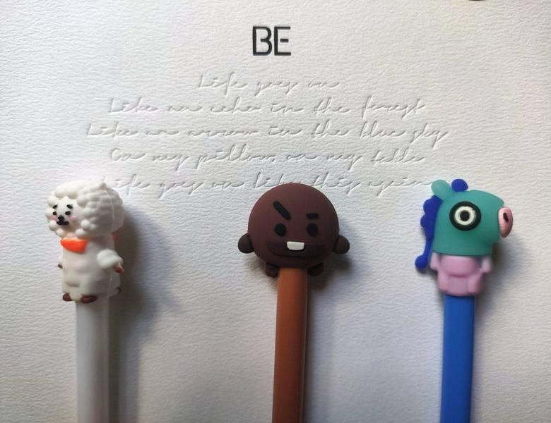 Imagem de Kit 3 Canetas Bts Kpop Bt21 Kawaii Personagens Boneco