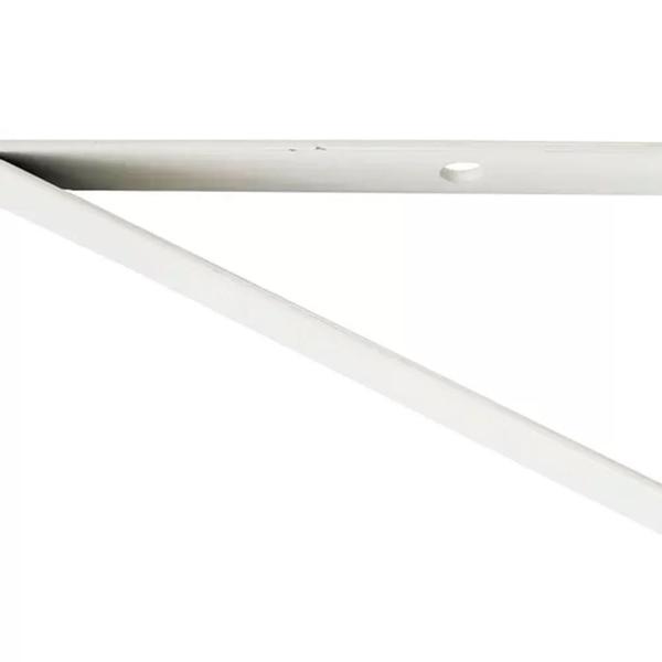 Kit 3 Cantoneiras Mão Francesa Reforçada para Vidro 20cm - Rayco Imagem de Kit 3 Cantoneiras Mão Francesa Reforçada para Vidro 20cm