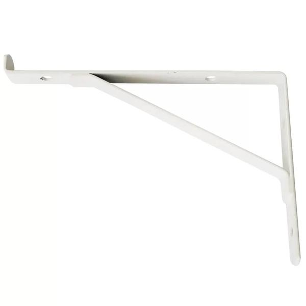 Kit 3 Cantoneiras Mão Francesa Reforçada para Vidro 20cm - Rayco Imagem de Kit 3 Cantoneiras Mão Francesa Reforçada para Vidro 20cm