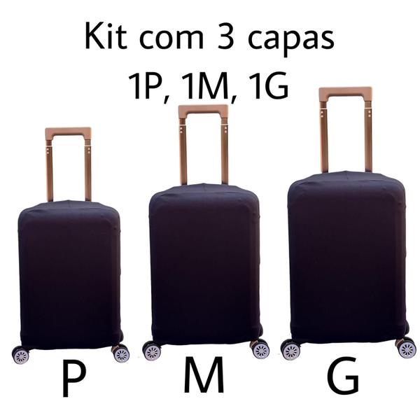 Imagem de Kit 3 Capas de Mala